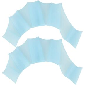 Swimming Gloves Swimming Hand Paddles Gel Webbed Gloves 1 Pair(M)