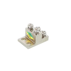 MECCANIXITY Terminal Grounding Bar Screw Copper Strip 14 Positions for Electrical Distribution