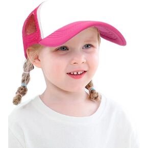 Kids Toddler Mesh Trucker Cap - Fashion Adjustable Baseball Cap Snapback Hat Summer Sun Hat for Baby Boys Girls(2-4 Years)