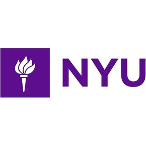 New York University 7" Wide NYU Torch Initial College Logo Custom Die Cut Decal - Purple