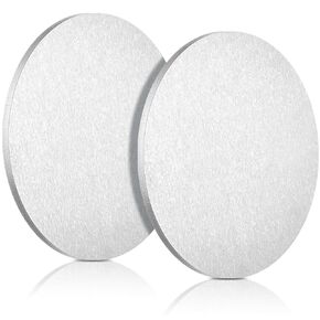 Yaocom 2 Pcs 1/4" x 6" Aluminum Disc Round Aluminum Sheets and Plates, 6061 Aluminum