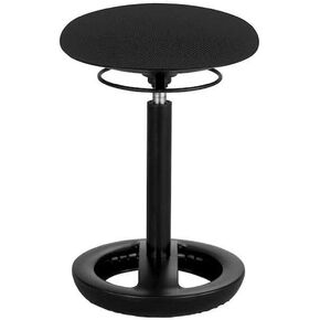 Safco Twixt Active Movement Seating Chair, Ergonomic Support, Adjustable Height, Black Mesh