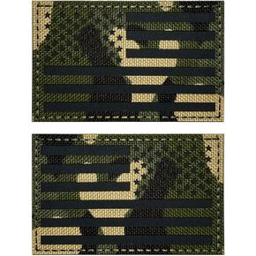 FITZNORA 2x3.15 ''الأشعة تحت الحمراء عاكسة العلم الأمريكي التصحيح هوك وحلقة التصحيح المعنويات التكتيكية للقبعات سترات وحقائب عسكرية in Kuwait