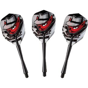 Fat Cat Darts in a Jar: Steel Tip Darts with Storage/Travel Container, 20 Grams (Pack of 15, 21 and 27 Darts)