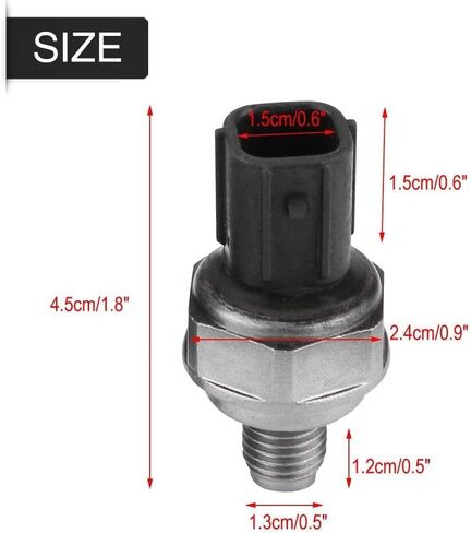 مفاتيح ضغط ناقل الحركة، 2ND - 3RD مجموعة مفاتيح مستشعر ضغط الزيت الأوتوماتيكية 28600-P7Z-003+28600-P7W-003 لهوندا (27 رطل لكل بوصة مربعة بيج + 33 رطل لكل بوصة مربعة أسود) in Kuwait