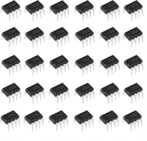 Csldmcml LM358P LM358 مضخم تشغيلي مزدوج IC Om-Amp DIP-8 (عبوة من 55 قطعة) in Kuwait