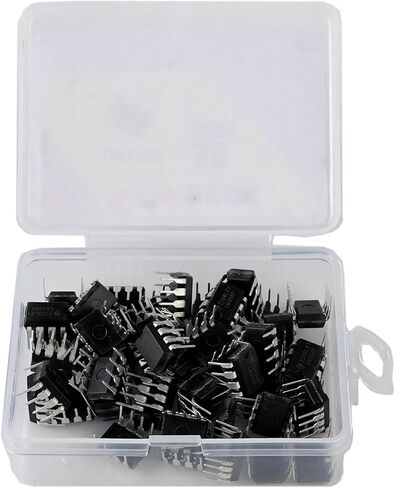 Csldmcml LM358P LM358 مضخم تشغيلي مزدوج IC Om-Amp DIP-8 (عبوة من 55 قطعة) in Kuwait