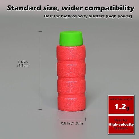 200pcs Half-Length Soft Darts Compatible with Dart Zone, Adventure, Nerf, Worker - for Foam Dart Blasters & Toy Guns Accurate Bamboo 1.2g 14+ in Saudi Arabia