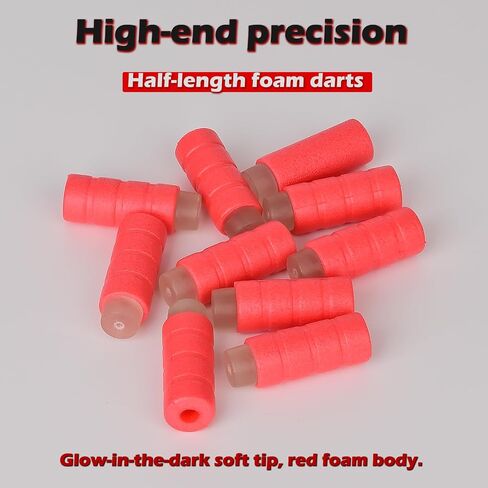 200pcs Half-Length Soft Darts Compatible with Dart Zone, Adventure, Nerf, Worker - for Foam Dart Blasters & Toy Guns Accurate Bamboo 1.2g 14+ in Saudi Arabia