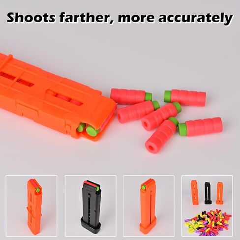 200pcs Half-Length Soft Darts Compatible with Dart Zone, Adventure, Nerf, Worker - for Foam Dart Blasters & Toy Guns Accurate Bamboo 1.2g 14+ in Saudi Arabia