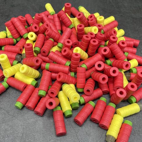200pcs Half-Length Soft Darts Compatible with Dart Zone, Adventure, Nerf, Worker - for Foam Dart Blasters & Toy Guns Accurate Bamboo 1.2g 14+ in Saudi Arabia
