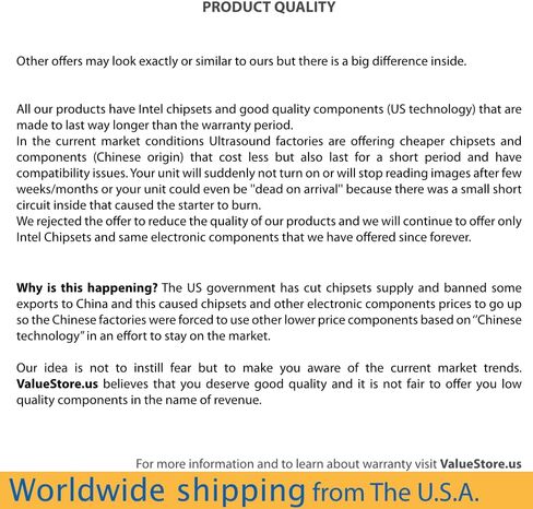 ماسح ضوئي محمول بالموجات فوق الصوتية للطب البيطري US-96 مزود بمسبار محدب صغير. in Kuwait