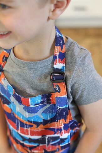 مجموعة هدايا مريلة وقبعة الشيف للأطفال من Dapper&Doll - مقاسات الأطفال الصغار والأطفال - لطيفة وممتعة للغاية in Saudi Arabia