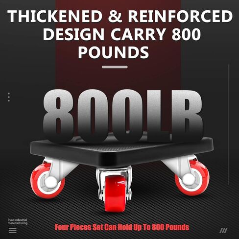 Furniture Mover Dolly, Moving Dolly, 4 Wheels & Furniture Lifter Set, 360° Rotation Wheels Furniture Movers, 800 Lbs Load Capacity, for Moving Heavy Furniture, Refrigerator, Sofa, Cabinet in Saudi Arabia