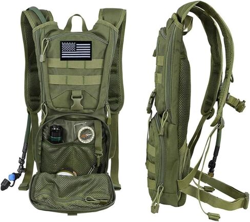 GETORIUM Tactical Hydration Backpack with 3L TPU Water Military Backpack Men Women for Extended Outdoor Adventures Hiking, Cycling, Running Climbing, Hunting, Biking in Saudi Arabia