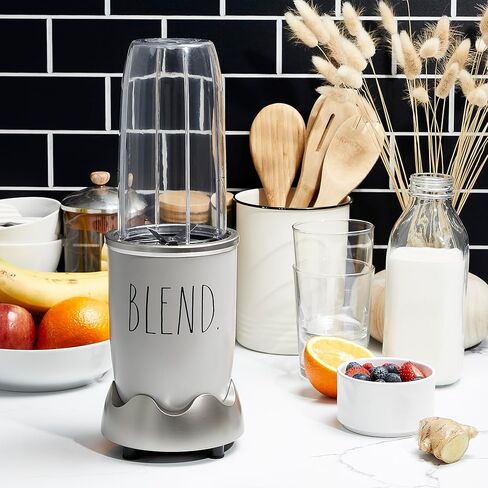 Rae Dunn Personal Blender 600W | 24oz Capacity | BPA-Free Jar | Crushes Ice | Leak-Proof | Anti-Slip Feet | Dishwasher Safe, Cream in Saudi Arabia