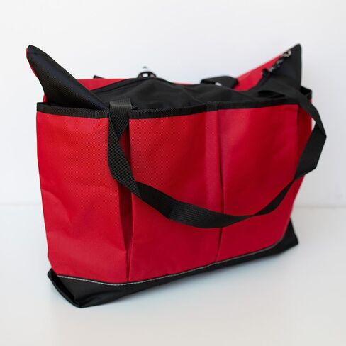 Bingo Bag With Pockets Bingo Tote Bag with Zipper for Bingo Supplies I Don't Want To Hear BINGO Unless I'm Saying It Bingo Tote Bags to Organize Bingo Accessories for Travel Bingo … (Red) in Saudi Arabia