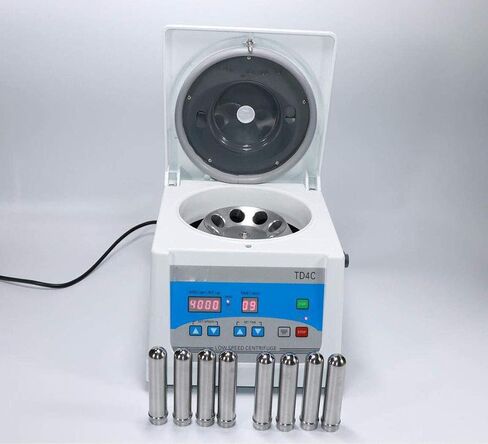 PRP Centrifuge - DEJUN 4000rpm Lab Benchtop Centrifuges with Aluminum Alloy Rotor 8 x 10/15ml and Digital Display Laboratory Low Speed Desktop Centrifugal Machine in Saudi Arabia