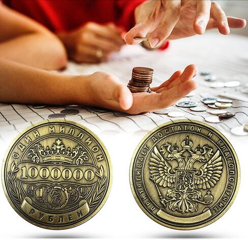 عملة المليون روبل الروسية المحظوظة لخدش تذاكر اليانصيب in Kuwait