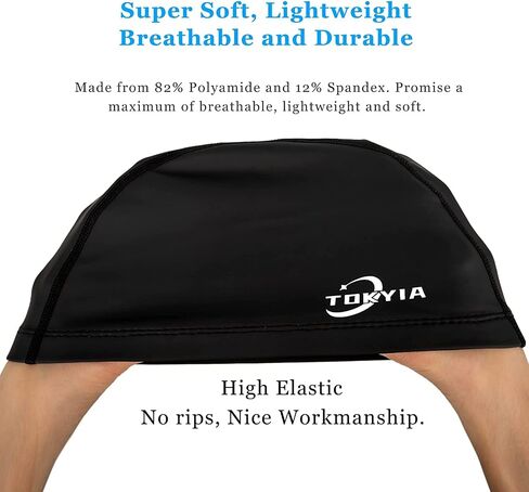 Swimming Caps Unisex Comfortable Fabric Lightweight Bathing Swim Cap Waterproof Swim Cap Bathing Caps for Long and Short Hair Swimming Cap for Boys and Girls Children in Saudi Arabia