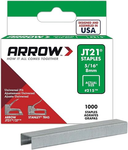 مثبت سهم 215 دبابيس أصلية JT21/T27 مقاس 5/16 بوصة، عبوة من 1000 (5) in Saudi Arabia