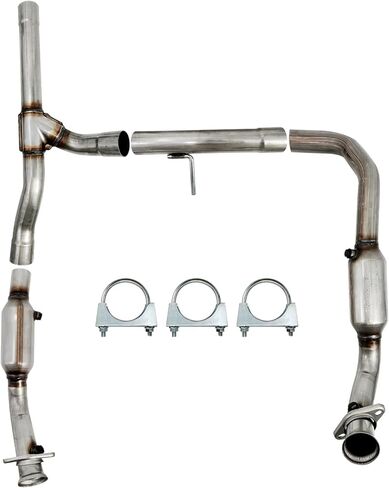 LoftMarte Left Right Catalytic Converter Compatible with For-d F150 5.4L V8 2004-2008 Direct Fit Stainless Steel in Saudi Arabia
