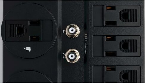 Eaton Tripp Lite TLP1208SAT Flat Plug Surge Protector 12 Outlets Home TV in Saudi Arabia