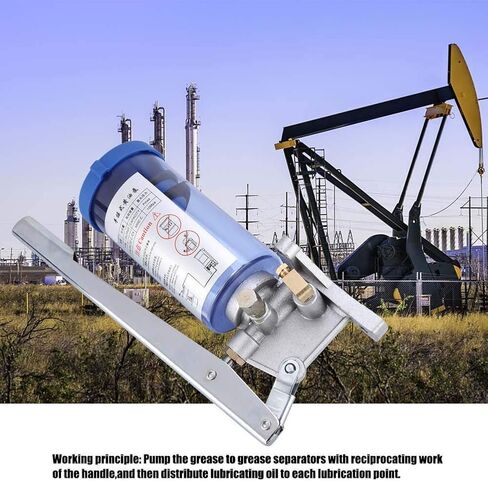 Manual Lubricating Pump LSG-05 Grease Pump Lubricator Machine Tool Hand-Cranked Butter Pump 6mm Outlet/500CC in Saudi Arabia