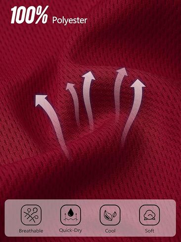 مجموعة من 6 شورتات شبكية للأولاد من ريسينتا، شورت كرة سلة شبكي رياضي للشباب مع جيوب، ملابس صيفية سريعة الجفاف in Kuwait