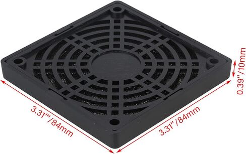 RDEXP Computer 80mm Fan Guard Filter Grill Pack of 5 in Saudi Arabia