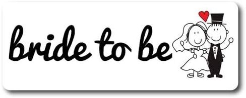 Magnet Me Up Just Married Magnet Decal, 3x8 Inches Heavy Duty Automotive Magnet for Car Truck SUV in Kuwait