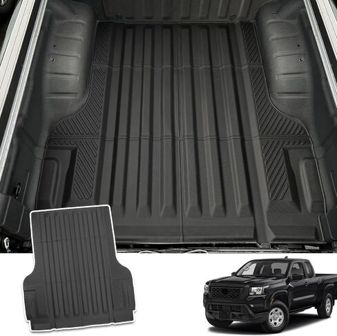 xipoqix Bed Mat Compatible with 2022 2023 2024 Nissan Frontier Truck Mat 5FT Bed TPE Material Cargo Mat Replacement for 2022 2023 2024 Nissan Frontier Accessories in Saudi Arabia