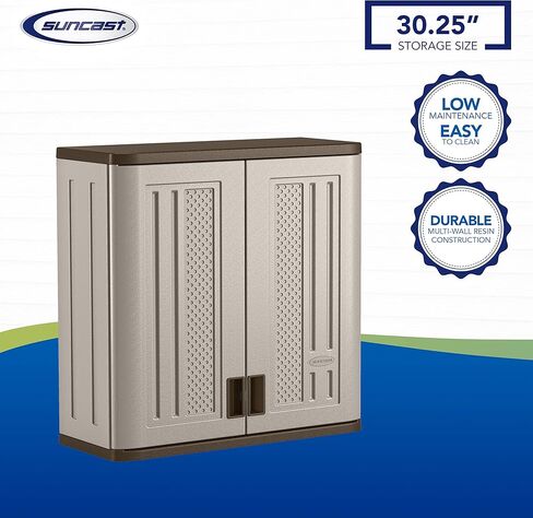 Suncast BMC3000 Cabinet BMC3600 مجموعة تخزين المرآب | طقم خزانة حائط وقاعدة مقاس 30 بوصة in Kuwait