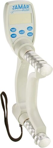 مقياس ديناميكية اليد الرقمي من Jamar Plus، أداة تقييم إلكترونية خفيفة الوزن تقيس PSI، مؤشر القوة القصوى لقياس قوة القبضة، معايرة، بدون سلك، تمرين سهل الضغط وقابل للتعديل in Kuwait