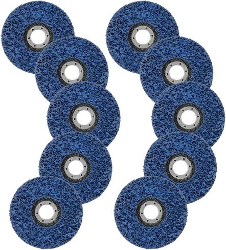 Nakkaa 10 قطعة 4-1/2 "x 7/8" قطاع القرص تجريد عجلة لطاحونة زاوية نظيفة إزالة طلاء الطلاء الصدأ لحام الأكسدة in Saudi Arabia