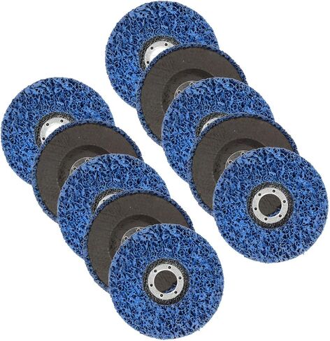 Nakkaa 10 قطعة 4-1/2 "x 7/8" قطاع القرص تجريد عجلة لطاحونة زاوية نظيفة إزالة طلاء الطلاء الصدأ لحام الأكسدة in Saudi Arabia