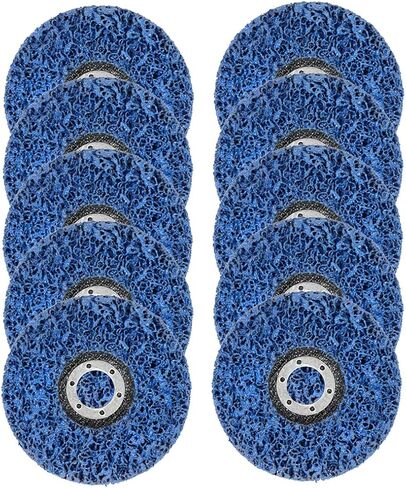 Nakkaa 10 قطعة 4-1/2 "x 7/8" قطاع القرص تجريد عجلة لطاحونة زاوية نظيفة إزالة طلاء الطلاء الصدأ لحام الأكسدة in Saudi Arabia