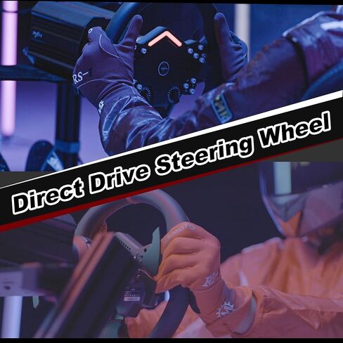 عجلة سباق PXN V12 Lite Force Feedback - عجلة قيادة للكمبيوتر الشخصي مع دواسات، إطار من خليط معدني، 6Nm FFB، عجلة قيادة القيادة المباشرة لـ PS4، PC، Xbox Series X|S، Xbox One in Kuwait