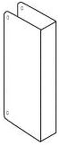 لوحة Don-Jo 40-VF ملفوفة أمامية مسطحة، لمسة نهائية من النحاس المصقول (عبوة من 10 قطع) in Kuwait