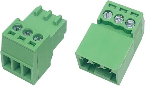 Jienk 5Set 4-Pin 125V 4A 2.54mm 0.1" Pitch PCB Mount Screw Terminal Block Connector for 26-18AWG Cable in Saudi Arabia