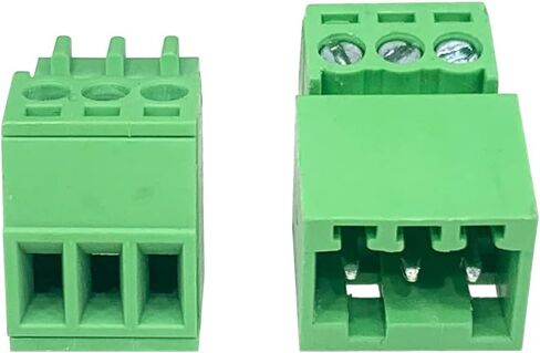 Jienk 5Set 4-Pin 125V 4A 2.54mm 0.1" Pitch PCB Mount Screw Terminal Block Connector for 26-18AWG Cable in Saudi Arabia