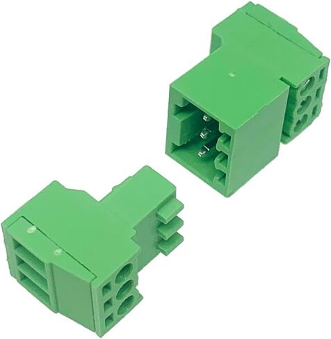 Jienk 5Set 4-Pin 125V 4A 2.54mm 0.1" Pitch PCB Mount Screw Terminal Block Connector for 26-18AWG Cable in Saudi Arabia