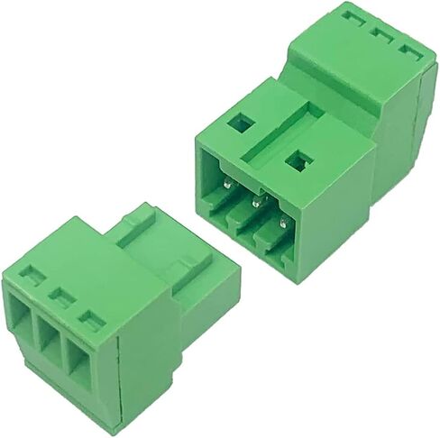 Jienk 5Set 4-Pin 125V 4A 2.54mm 0.1" Pitch PCB Mount Screw Terminal Block Connector for 26-18AWG Cable in Saudi Arabia