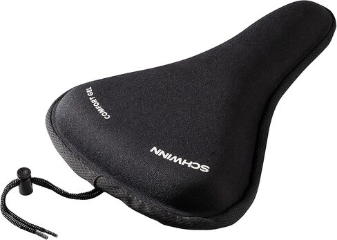 غطاء مقعد Schwinn Comfort Bike Cruiser، بطانة من الإسفنج الذكي، يناسب دراجات Cruiser والسروج الأوسع، 11.8 بوصة طول × 11.6 بوصة عرض in Kuwait