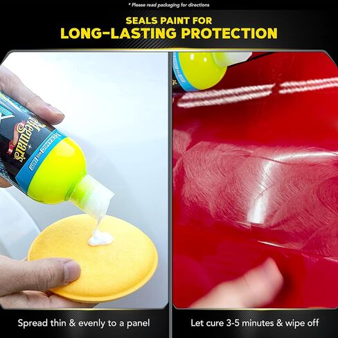 Meguiar's Hybrid Ceramic Quik Clay Kit - Get a Smooth Finish & Hybrid Ceramic Protection in One, Removes Contaminants Bonded on Paint with Synthetic Clay Pad and Hybrid Ceramic Detailer in Saudi Arabia