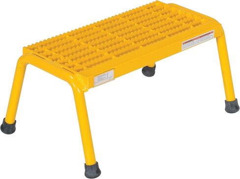 Vestil SSA-1-Y Aluminum Step Stand - 1 Step Welded, Yellow in Saudi Arabia