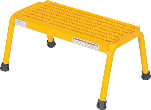 Vestil SSA-1-Y Aluminum Step Stand - 1 Step Welded, Yellow in Saudi Arabia
