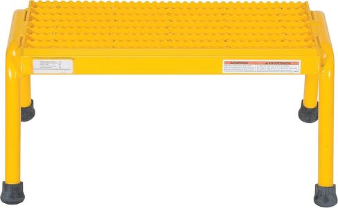 Vestil SSA-1-Y Aluminum Step Stand - 1 Step Welded, Yellow in Saudi Arabia