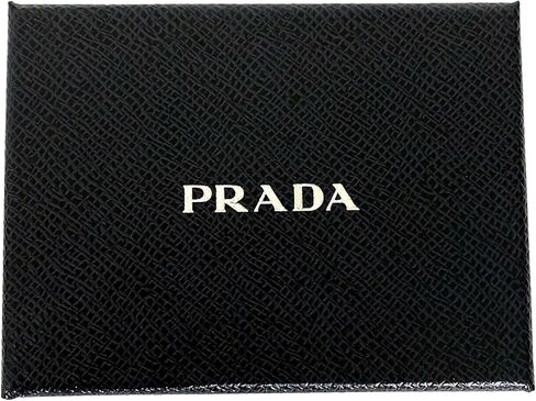 حافظة بطاقات عمودية من الجلد باللون الرمادي من Vitello Micro Grain للرجال من Prada 2MC101 in Saudi Arabia