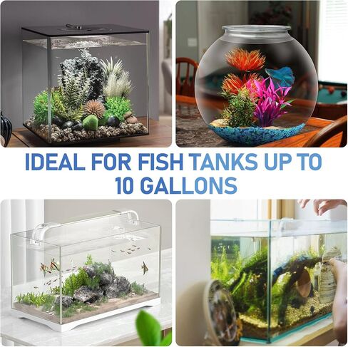 KRESANDI Aquarium Siphon Fish Tank Cleaner Adjustable Water Flow Aquarium Gravel Vacuum, Turtle Tank Small Fish Tank Cleaner Vacuum for Wash Sand, Water Changing in Saudi Arabia